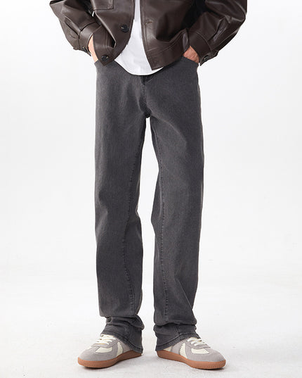 Loose Straight Retro Wide-leg Pants