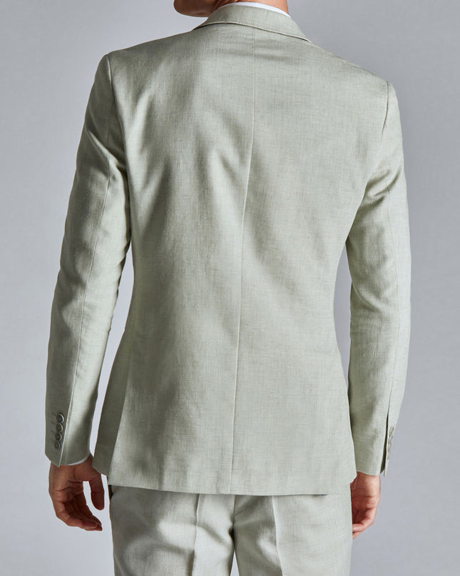 Men's Classic Solid Color Blazer And Pants Set
