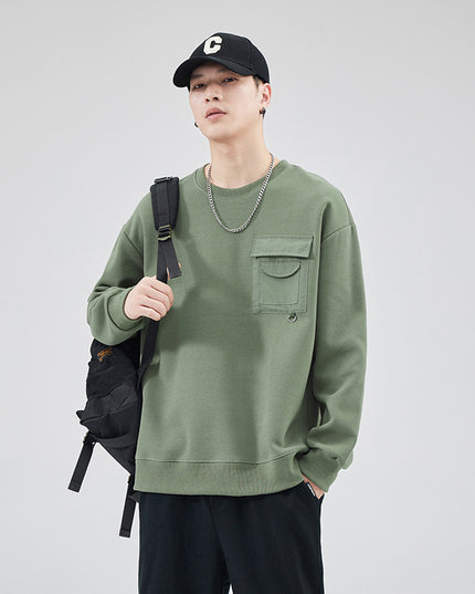 Sweater Men's Autumn Loose Round Neck