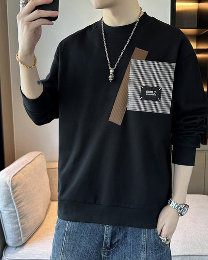 Round Neck Bottoming Shirt Ins Casual Sweatshirt Loose