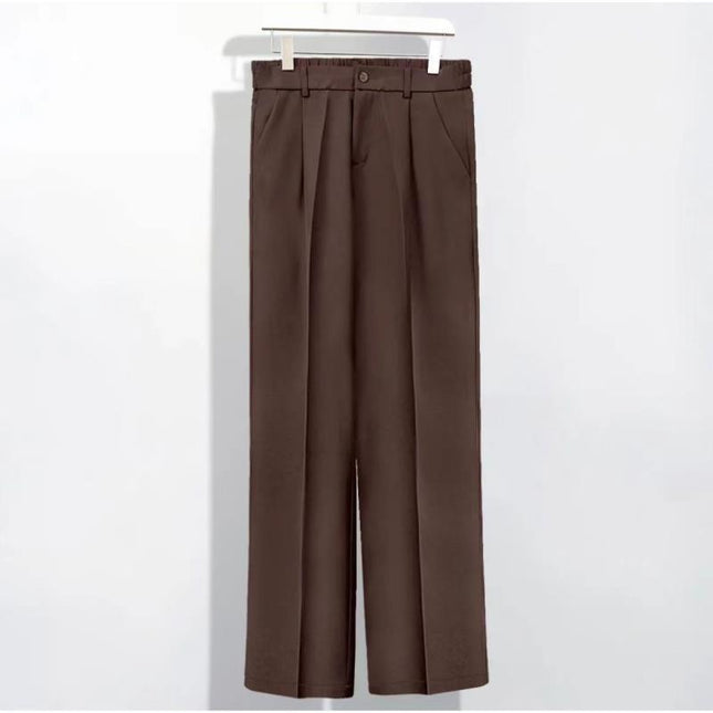Men's Suit Straight-leg Loose Drooping Casual Pants Trousers