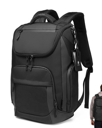 Outdoor Waterproof Computer Bag For Men Business Backpack With Multiple Pocket Design