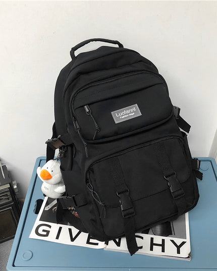 Korean Style Large Capacity All Match High School And College Student Schoolbag