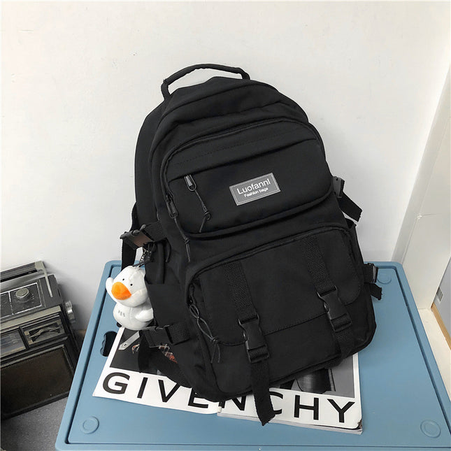 Korean Style Large Capacity All Match High School And College Student Schoolbag