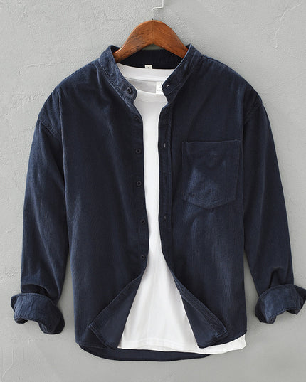 Autumn Loose Corduroy Long Sleeve Shirt