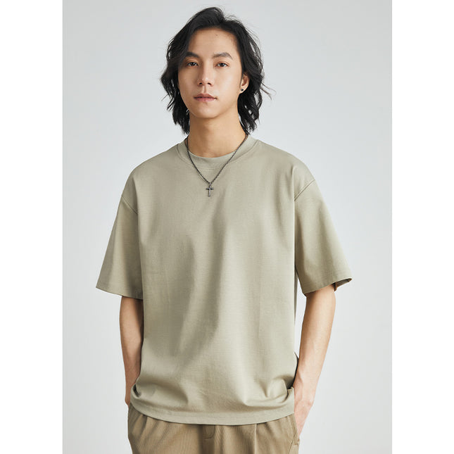 Cool Solid Color Inner Wear Round Neck Bottoming Shirt