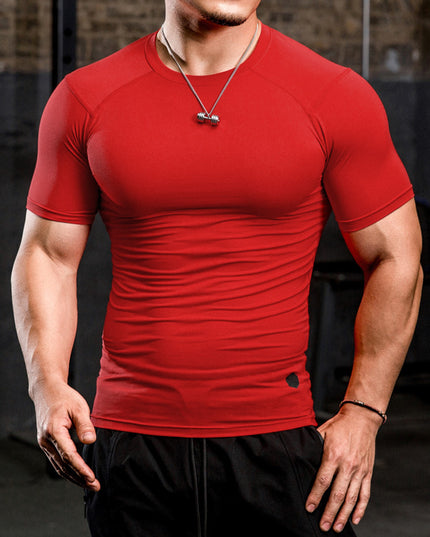 Fitness Tight Fitting Suit For Men With Breathability And Quick Drying
