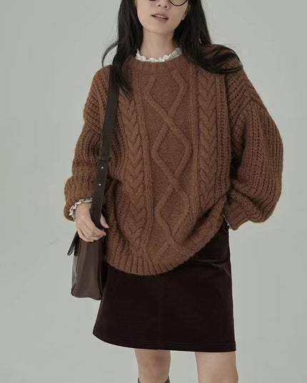 Loose And Lazy Style Soft Glutinous Sweater For Women