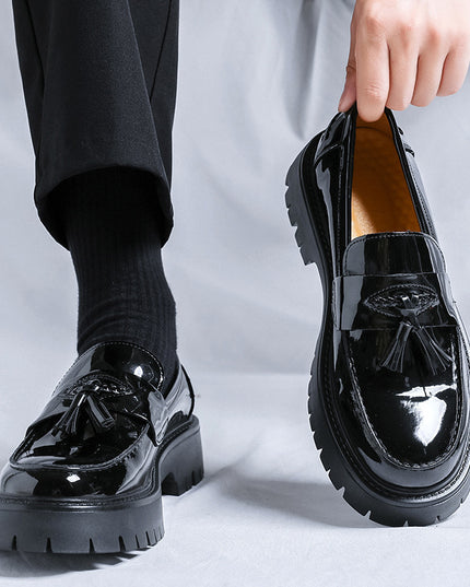 British Leather Shoes Men's Platform