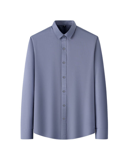 Plus Size Full Elastic Force Shirt Men's Long Sleeve