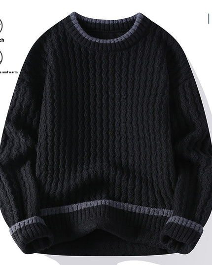 Round Neck Pullover Bottoming Shirt Loose And Warm Sweater