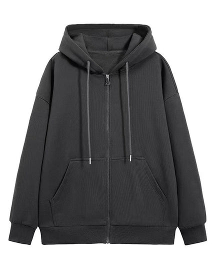 Men's And Women's Sparkling Style Zipper Cardigan Hoodie Plus Size