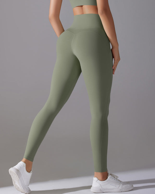 Internet Celebrity High Waist Hip Lift Nude Feel Hot Pants Yoga Pants Women