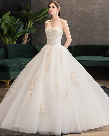 Bride Long-sleeved Forest Super Fairy Dream Luxury Luxury Starry Sky Trailing