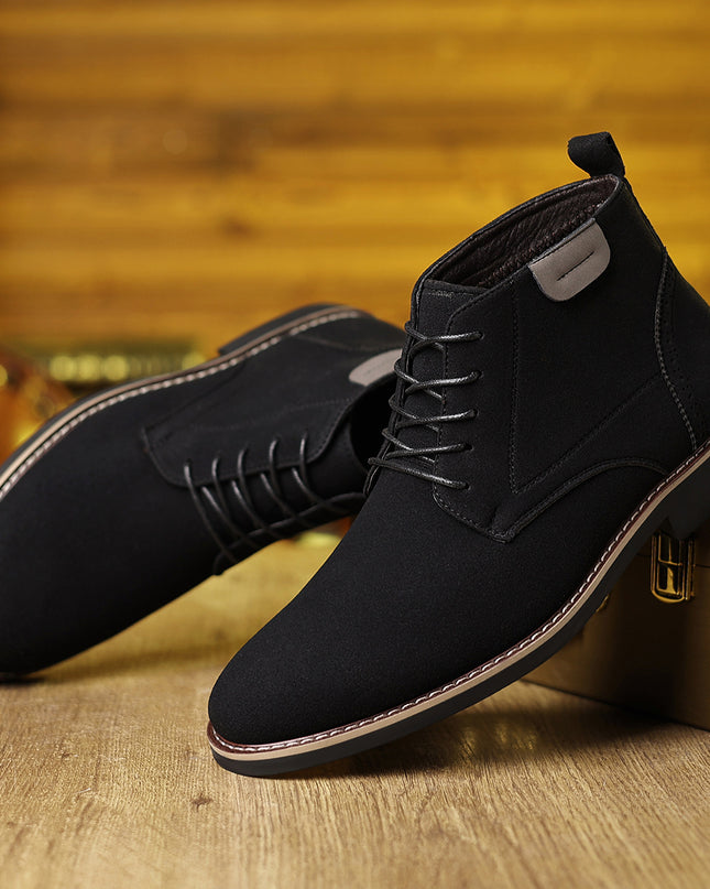 Martin Boots Men's British Style High-top Leather Shoes