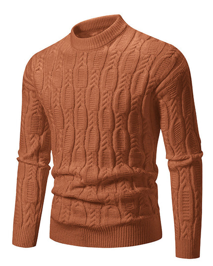 Men's Fashionable Warm Casual Round Neck Sweater