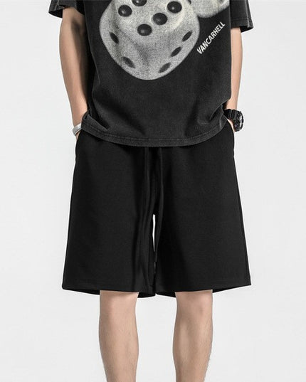 Men's Drawstring Loose Straight Pants