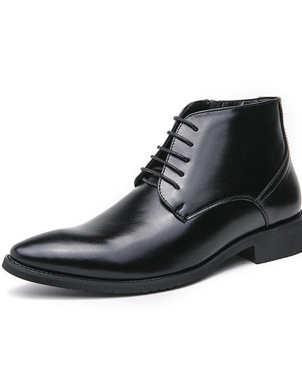 High-top Height Increased By Martin Boots With Zipper