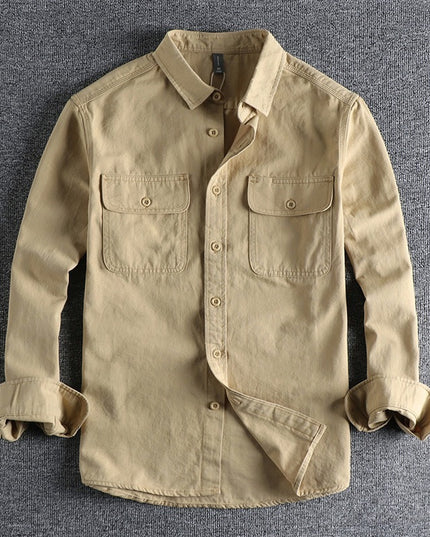 Design Sense Overalls Long Sleeve Shirt Men