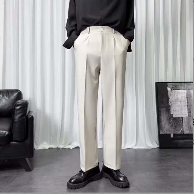 Men's Suit Straight-leg Loose Drooping Casual Pants Trousers