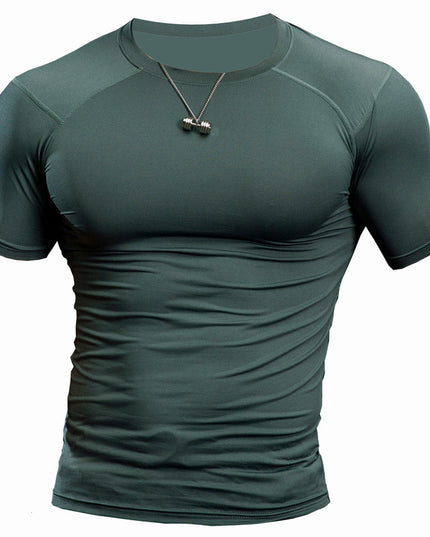 Fitness Tight Fitting Suit For Men With Breathability And Quick Drying