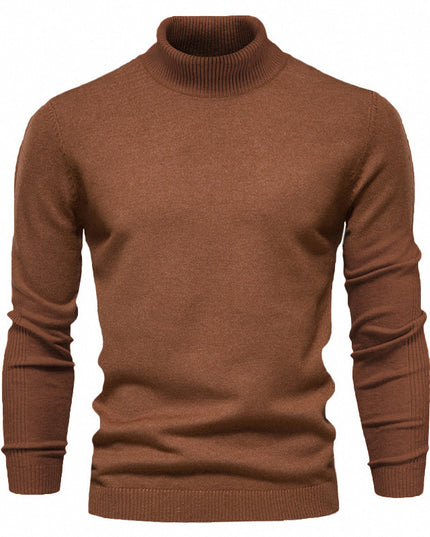 Men's Solid Color Pullover Sweater