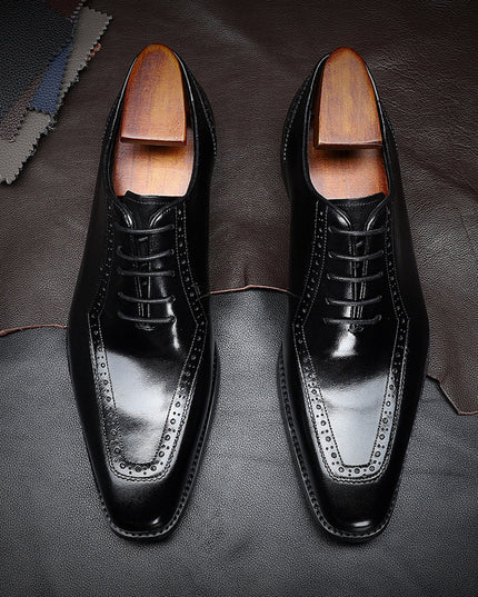 Oxford Men's Formal Dress Single Shoes Leather