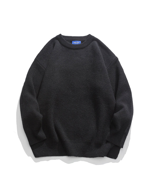 Men's New Back Letter Embroidered Sweater