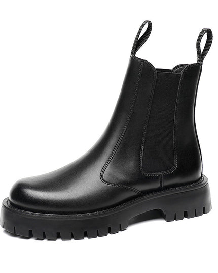 Winter Fleece-lined Dr Martens Boots Men's Korean Style
