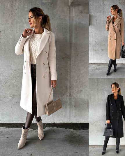 Fashion Casual Woolen Coat Women