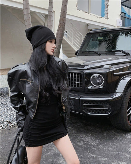 Loose And Short Design Feel Cardigan Jacket Top