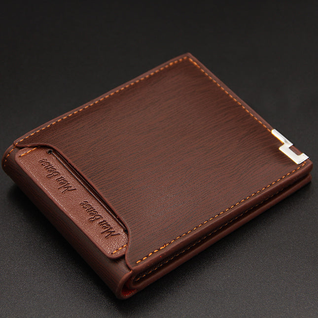 Multifunctional Fashionable And Casual Iron-edge Card-picking Wallet