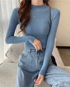 Half Turtleneck Haze Blue