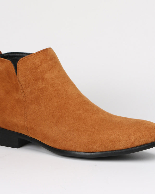 Fashion Men's Square Toe Ankle Boots