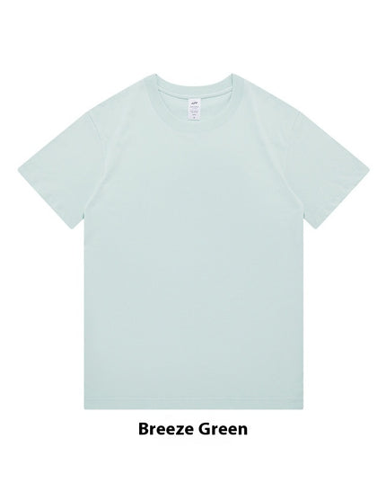 Cotton Heavy Round Neck Cultural T-shirt Advertising Shirt
