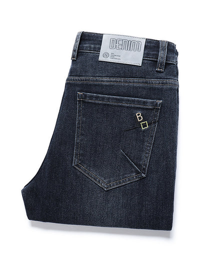 Men's Elastic Four Seasons Loose Jeans