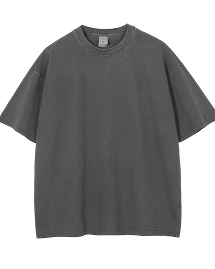 Street Washed Old Retro Short-sleeved Loose