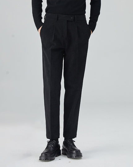 Corduroy Men's Straight All-matching Loose Trousers