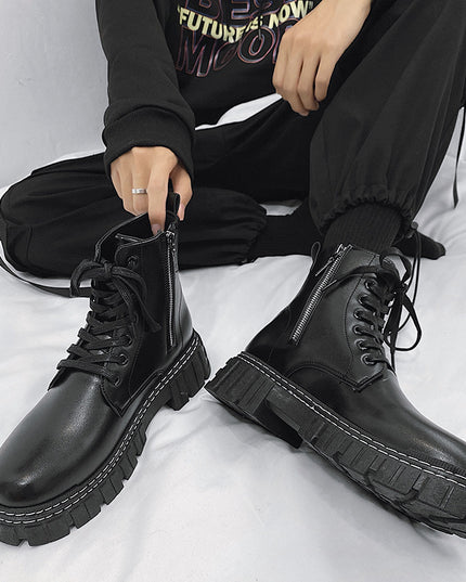 Martin Boots Men's British Style Side Zipper