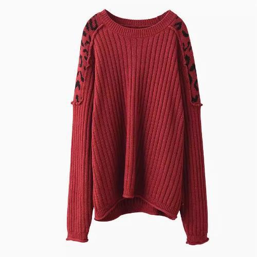 Artistic Casual Top Women's Fashionable Round Neck Cotton Pullover