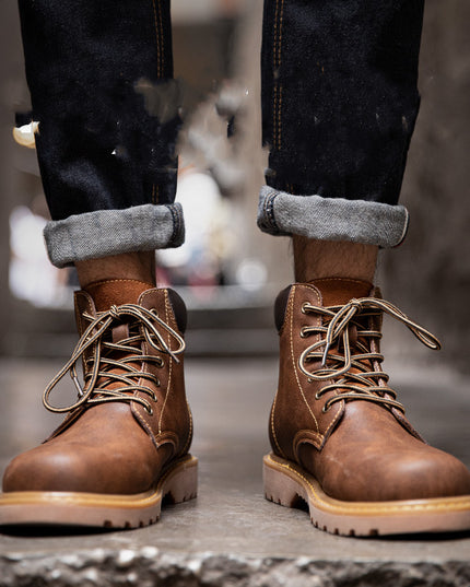 Madden Martin Men's High Top Retro Tooling Boots
