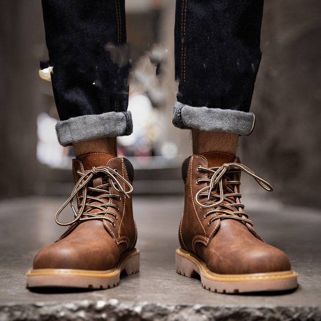 Madden Martin Men's High Top Retro Tooling Boots
