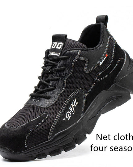 Men's Safety Shoes Anti-smashing And Anti-piercing Steel Toe