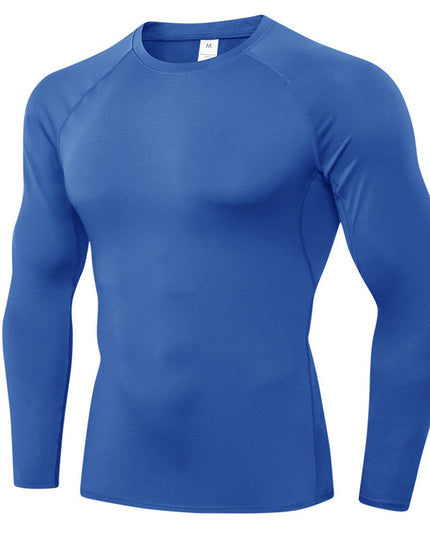 Workout Clothes Men's Long Sleeve Quick-drying High Elastic Tights