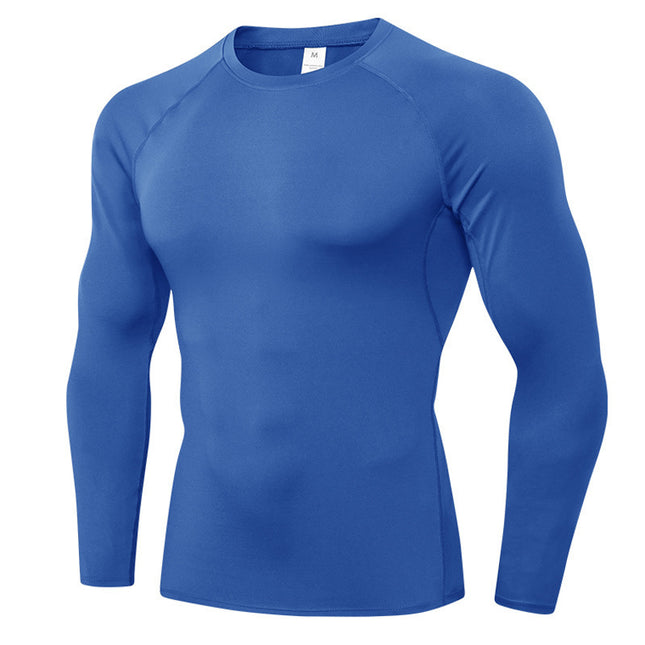Workout Clothes Men's Long Sleeve Quick-drying High Elastic Tights