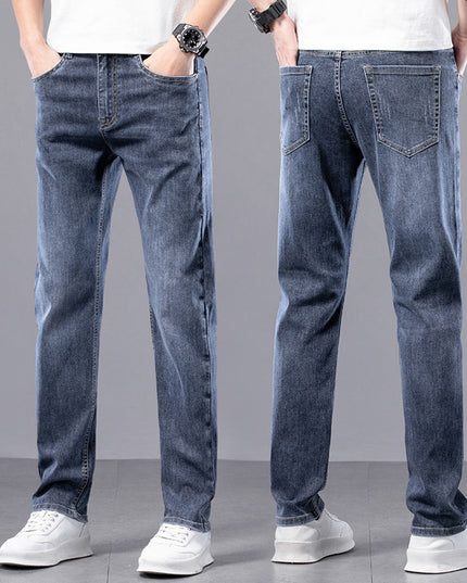 Men's Straight Slim Stretch Casual Pants