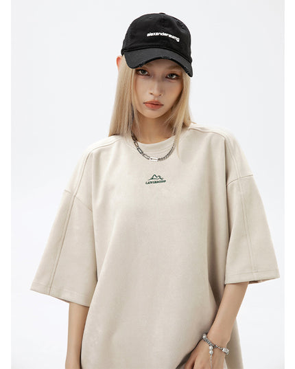 Women's Summer Loose-fit Embroidered Short-sleeved T-shirt