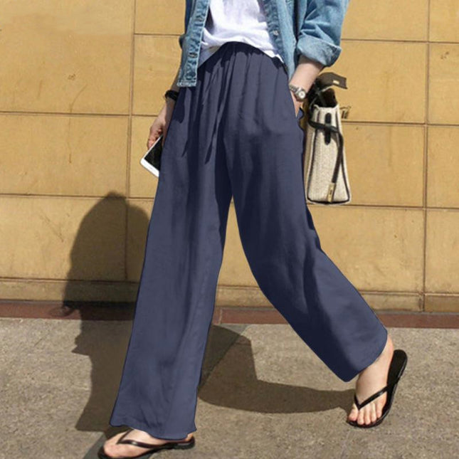 High Waist Women's Pants Loose Casual Pants