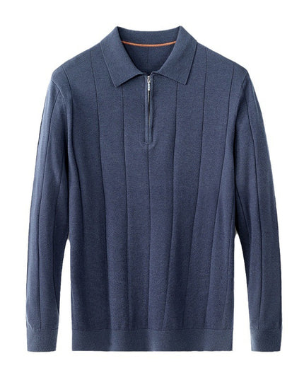 Striped Color Collision Design Bottoming Shirt
