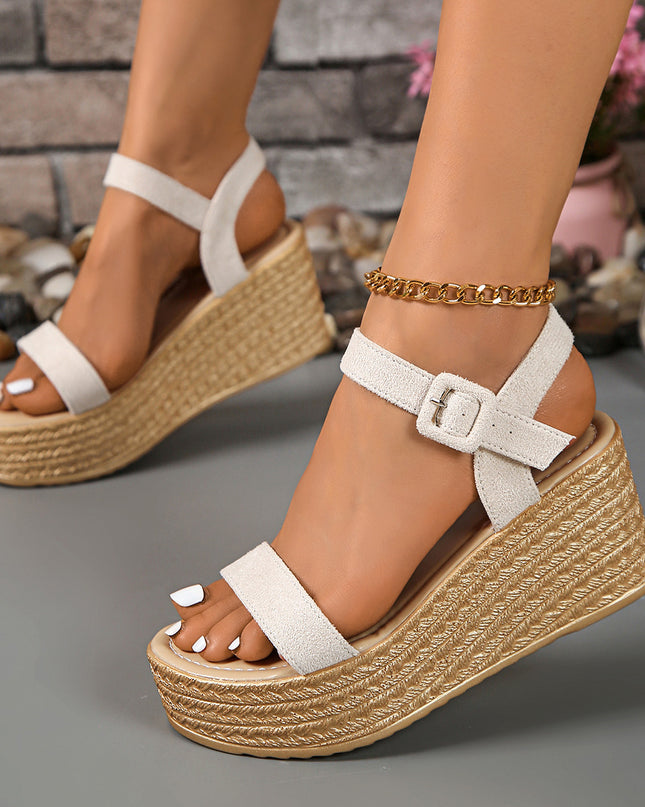 New Platform Platform Suede Women's Platform Wedge Platform Sandals